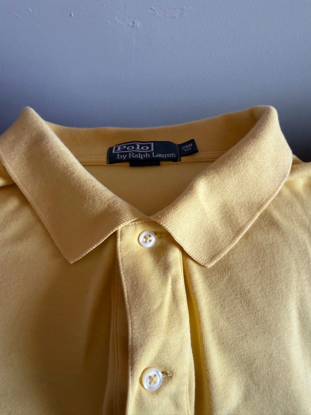 Polo by Ralph Lauren Pale Yellow Polo